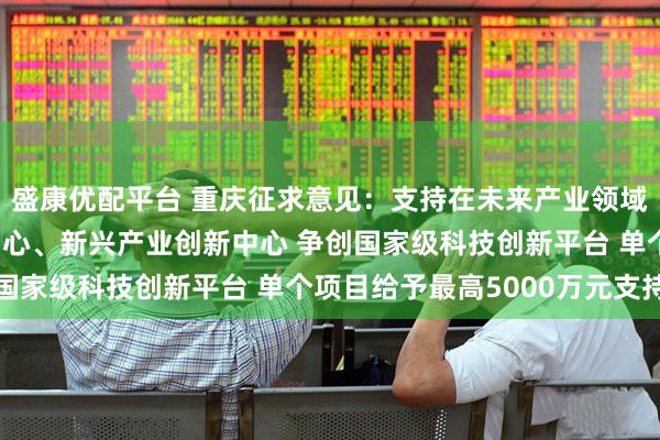 盛康优配平台 重庆征求意见：支持在未来产业领域建设产业技术工程化中心、新兴产业创新中心 争创国家级科技创新平台 单个项目给予最高5000万元支持